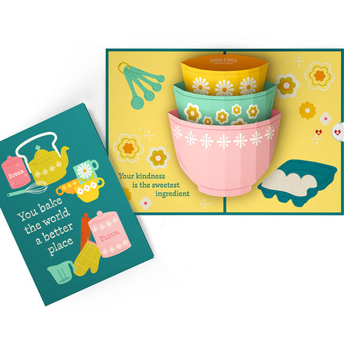 You Bake the World a Better Place Lovepop Card
