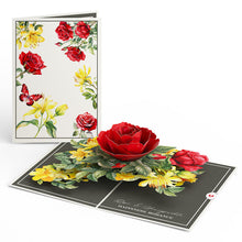 Load image into Gallery viewer, Born to Bloom: June Birth Month Flowers Lovepop card

