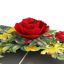 Load image into Gallery viewer, Born to Bloom: June Birth Month Flowers Lovepop card
