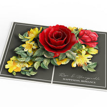 Load image into Gallery viewer, Born to Bloom: June Birth Month Flowers Lovepop card
