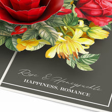 Load image into Gallery viewer, Born to Bloom: June Birth Month Flowers Lovepop card
