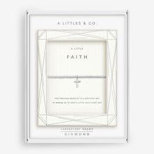 Load image into Gallery viewer, Laboratory Grown Diamond A Little &#39;Faith&#39; Bracelet In Silver Plating
