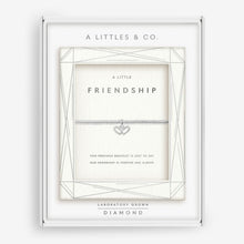 Load image into Gallery viewer, Laboratory Grown Diamond A Little &#39;Friendship&#39; Bracelet In Silver Plating
