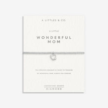 Load image into Gallery viewer, Laboratory Grown Diamond A Little &#39;Wonderful Mom&#39; Bracelet In Silver Plating
