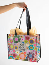 Load image into Gallery viewer, Large Tote - You are So Loved Happy Bag
