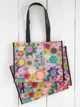 Load image into Gallery viewer, Large Tote - You are So Loved Happy Bag
