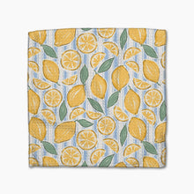 Load image into Gallery viewer, Lemon Waves Dishcloth Set of 3 by Geometry
