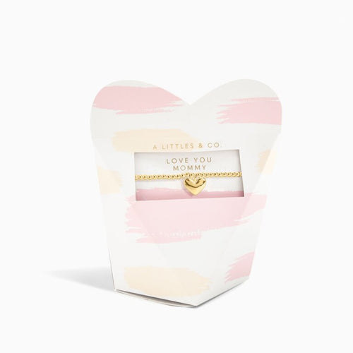 'Love You Mommy' Bracelet in The Heart Gift Box