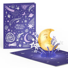 Load image into Gallery viewer, Love You To the Moon and Back Light-Up Lovepop Card
