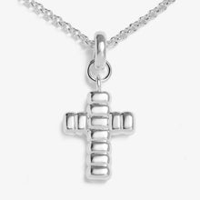 Load image into Gallery viewer, Loved By You Cross Bracelet In Silver Plating
