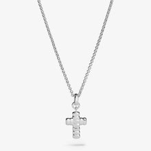 Load image into Gallery viewer, Loved By You Cross Necklace In Silver Plating
