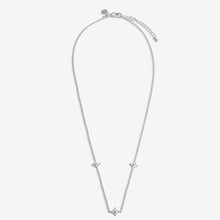 Load image into Gallery viewer, Loved By You Cubic Zirconia Clover Necklace In Silver Plating
