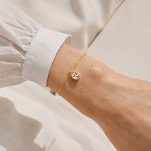 Load image into Gallery viewer, Loved By You Molten Cubic Zirconia Bracelet In Gold-Tone Plating
