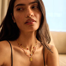 Load image into Gallery viewer, Loved By You Molten Cubic Zirconia Necklace In Gold-Tone Plating

