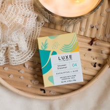 Load image into Gallery viewer, Luxe Eucalyptus + Aloe Shower Steamer Fizzy Bomb
