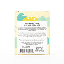 Load image into Gallery viewer, Luxe Eucalyptus + Aloe Shower Steamer Fizzy Bomb
