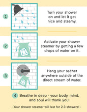 Load image into Gallery viewer, Luxe Eucalyptus + Aloe Shower Steamer Fizzy Bomb
