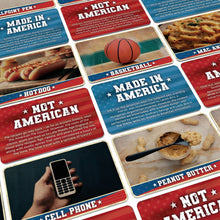 Load image into Gallery viewer, Made in America Card Game  | True or False Trivia Game For Families

