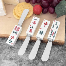 Load image into Gallery viewer, Mahjong Melamine Resin Cheese Spreader - Set of 4
