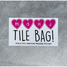 Load image into Gallery viewer, Mahjong Tile Bag | Mahjong with Mah Girls
