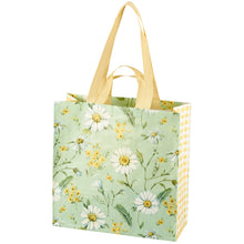 Load image into Gallery viewer, Market Tote - Green Daisy
