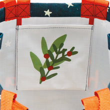 Load image into Gallery viewer, Market Tote - Merry Christmas Snowmen
