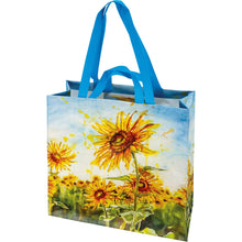 Load image into Gallery viewer, Market Tote - Sunflower Fields
