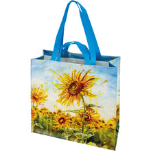 Load image into Gallery viewer, Market Tote - Sunflower Fields
