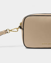 Load image into Gallery viewer, Marni Mini Crossbody Bag in Light Taupe/Charcoal
