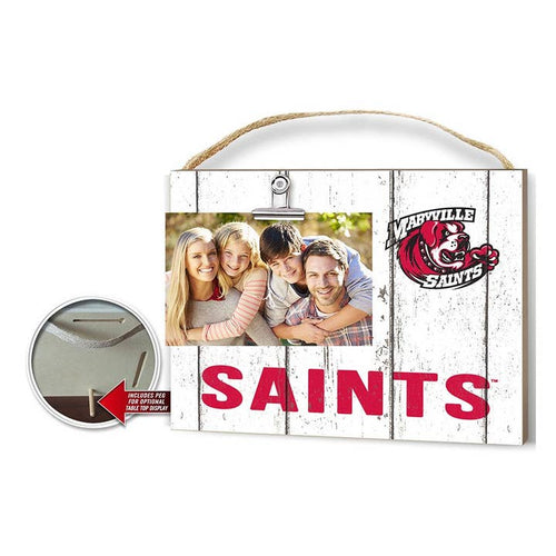 Maryville Univ (St Louis) Saints Clip It Weathered Logo Frame