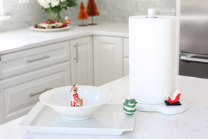 Melamine Paper Towel Holder Pinstripes