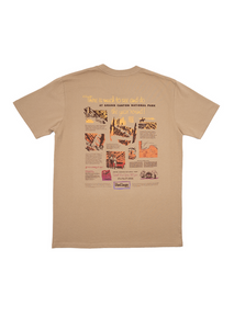 Men's Heavy Crew Neck Classic - Canyon Tours - Khaki