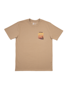 Men's Heavy Crew Neck Classic - Canyon Tours - Khaki