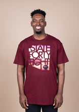 Load image into Gallery viewer, Men&#39;s Crew Neck Classic - Football Mirage - Burgundy
