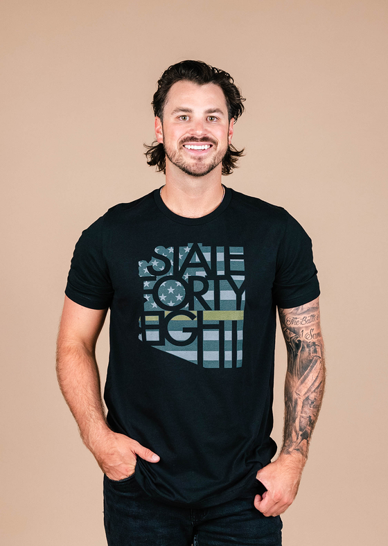 Men's Crew Neck Classic - Military Appreciation - Black