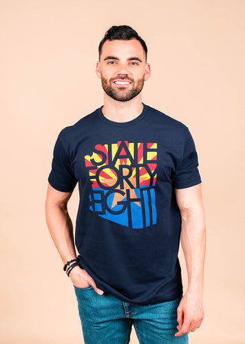 Men's Crew Neck Classic - SFE Flag - Navy