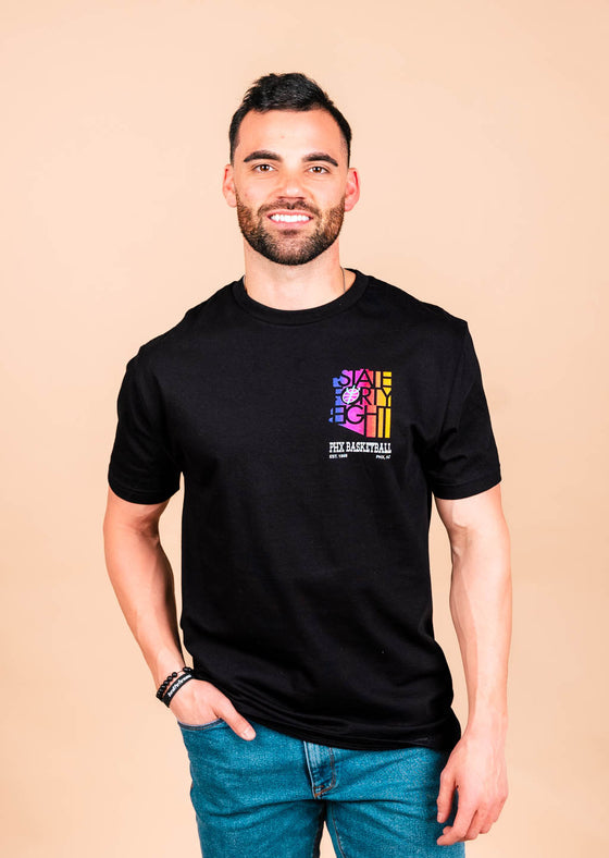 Men's Crew Neck Classic - Valley Hoop - Black