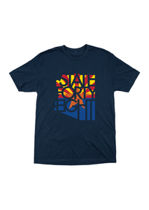 Men's Crew Neck Classic - SFE Flag - Navy