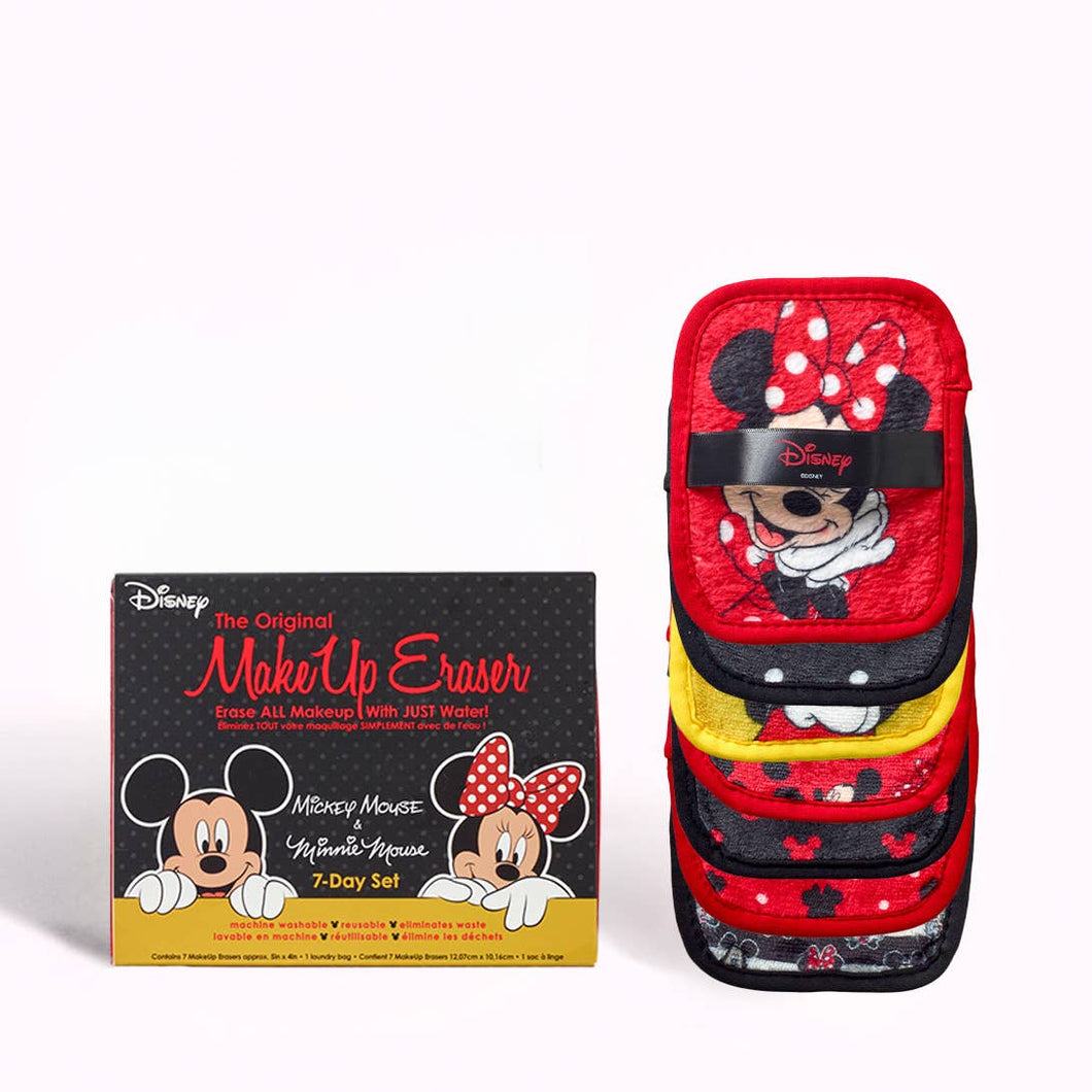 Mickey & Minnie 7-Day MakeUp Eraser Set © Disney