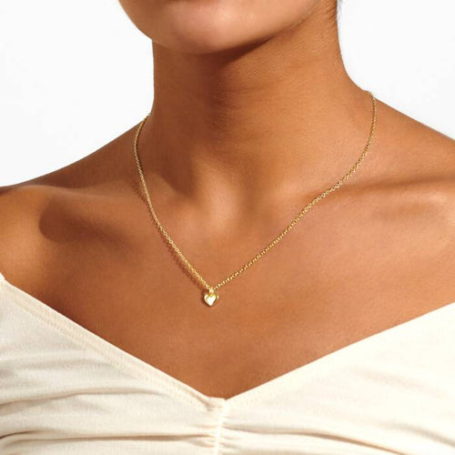 Mini Charms Heart Necklace In Gold-Tone Plating