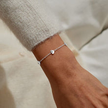 Load image into Gallery viewer, Mini Charms Hearts Bracelet In Silver Plating
