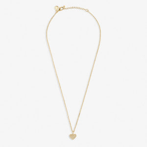 Mini Charms Pavé Heart Necklace