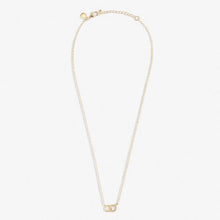 Load image into Gallery viewer, Mini Charms Pavé Linked Circles Necklace
