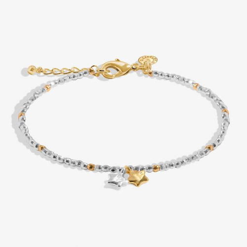 Mini Charms Stars Bracelet In Gold-Tone And Silver Plating