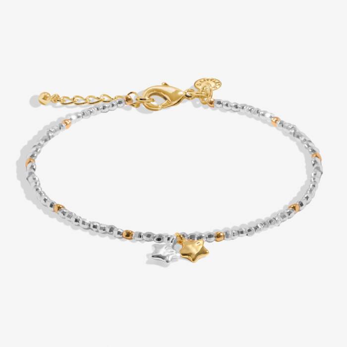 Mini Charms Stars Bracelet In Gold-Tone And Silver Plating