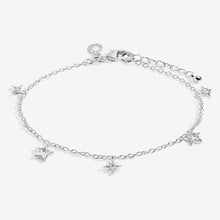 Load image into Gallery viewer, Mini Charms Stars Bracelet In Silver Plating
