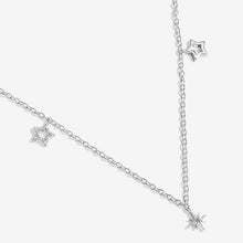 Load image into Gallery viewer, Mini Charms Stars Necklace In Silver Plating
