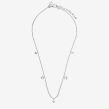 Load image into Gallery viewer, Mini Charms Stars Necklace In Silver Plating

