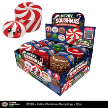 Load image into Gallery viewer, Mini Fun Doh Merry Squishmas Petite Christmas Dumpling Squishy Toy - Squishmas

