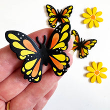 Load image into Gallery viewer, Monarch Butterfly Magnet, Magnetic Decor
